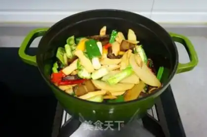 Make Dried pot sour meat step 9