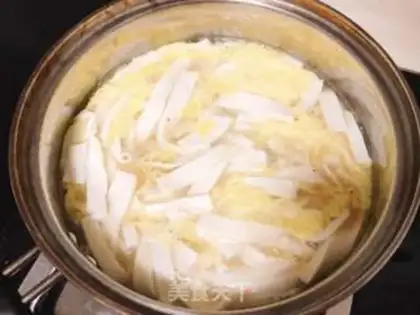Make Egg tofu soup step 3