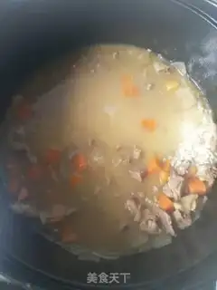 Make Hands on lamb rice step 7