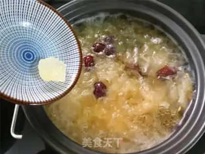 Make A silver spoon of apple date step 3