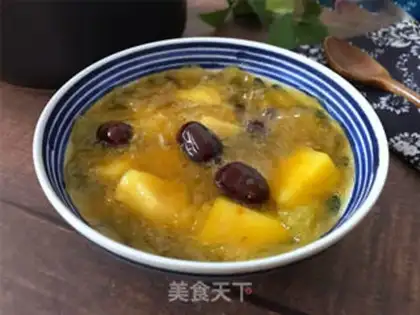 Make A silver spoon of apple date step 6