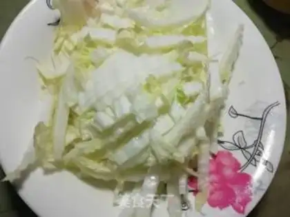 Make Weenie and cabbage step 1
