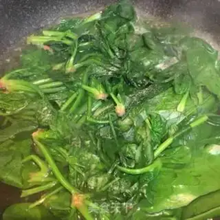 Make Spinach gravy step 2