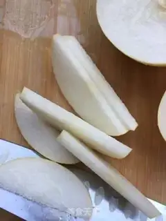 Make Sweet pears, orange sugar step 2