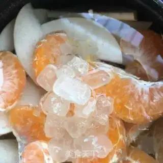 Make Sweet pears, orange sugar step 3