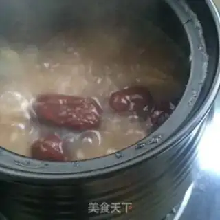 Make Silver-eared fruit porridge step 6