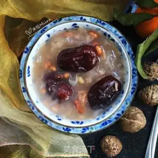 Make Silver-eared fruit porridge step 8
