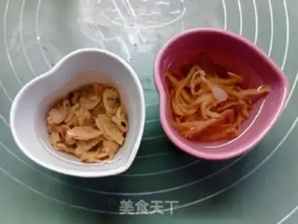 Make Seafood carrots step 1