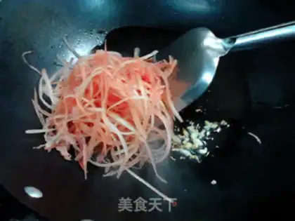 Make Seafood carrots step 7