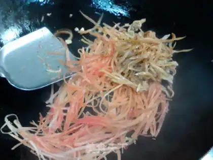 Make Seafood carrots step 8
