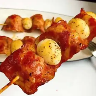 Make Bacon burrito eggs step 6