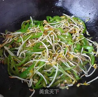 Make The green bean sprouts step 5