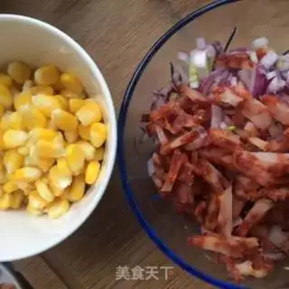 Make Weenie shrimp fried rice step 2