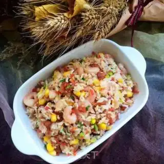 Make Weenie shrimp fried rice step 7