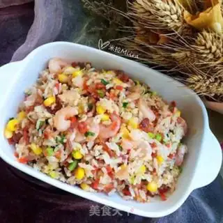 Make Weenie shrimp fried rice step 8