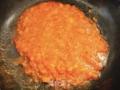 Make Tomato tofu egg soup step 2