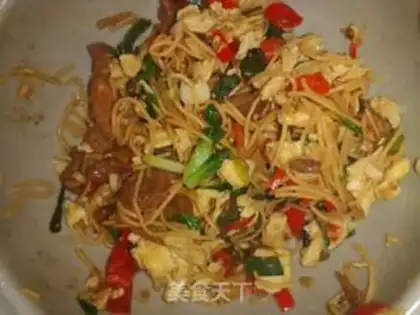 Make Fried noodles step 7