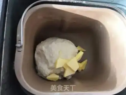 Make caterpillar sausage bread step 1
