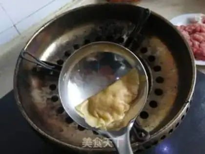 Make Egg dumplings step 9