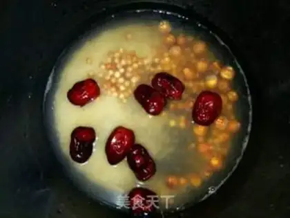 Make Red-tree porridge step 3