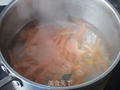 Make Five-colour fried noodles step 3
