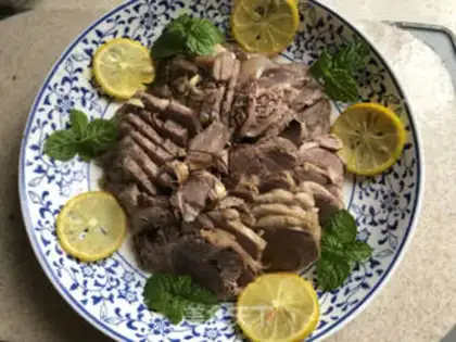 Make Mint lemon beef step 8