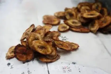 Make Baking banana chips step 6