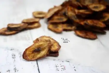 Make Baking banana chips step 7