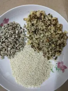 Make Peach sesame cake step 0