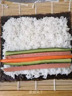 Make Sushi rolls step 3
