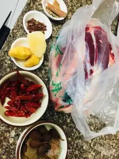Make The halogen meat step 0