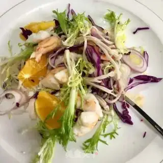 Make Shrimp fruit and vegetables salad step 12