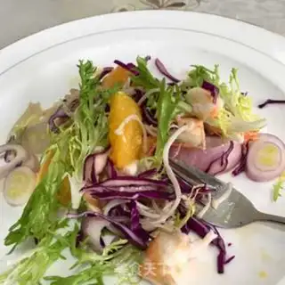 Make Shrimp fruit and vegetables salad step 13