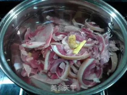 Make A sour fan of lamb step 2