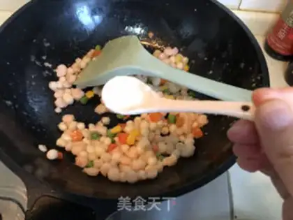 Make Chicken-head fried shrimp step 7
