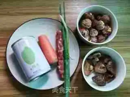 Make Weenie chestnut rice step 0