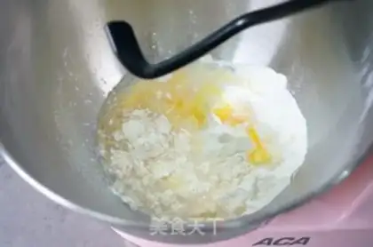 Make Chocolate butter, bouquet bread step 1