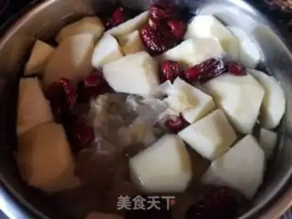 Make Apple Snow Hill medicine soup step 5