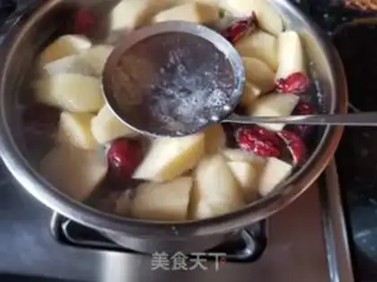 Make Apple Snow Hill medicine soup step 6