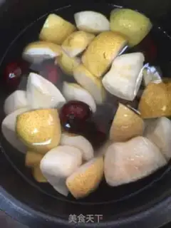 Make Pear water step 2