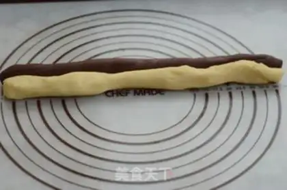 Make Marble cookies step 6