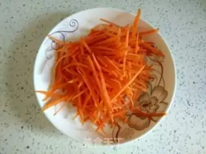 Make Cabbage carrots step 1