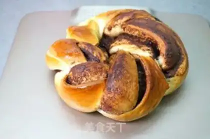 Make Chocolate butter, bouquet bread step 11