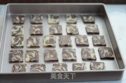 Make Marble cookies step 11