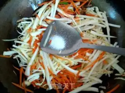 Make Cabbage carrots step 7