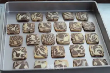 Make Marble cookies step 12