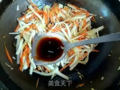 Make Cabbage carrots step 8