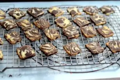 Make Marble cookies step 13