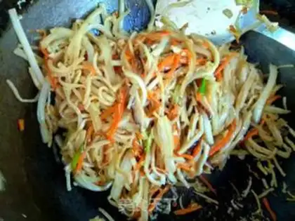 Make Cabbage carrots step 11