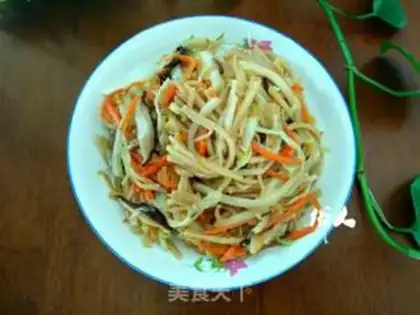 Make Cabbage carrots step 12